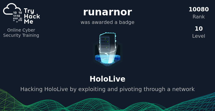 Holo badge